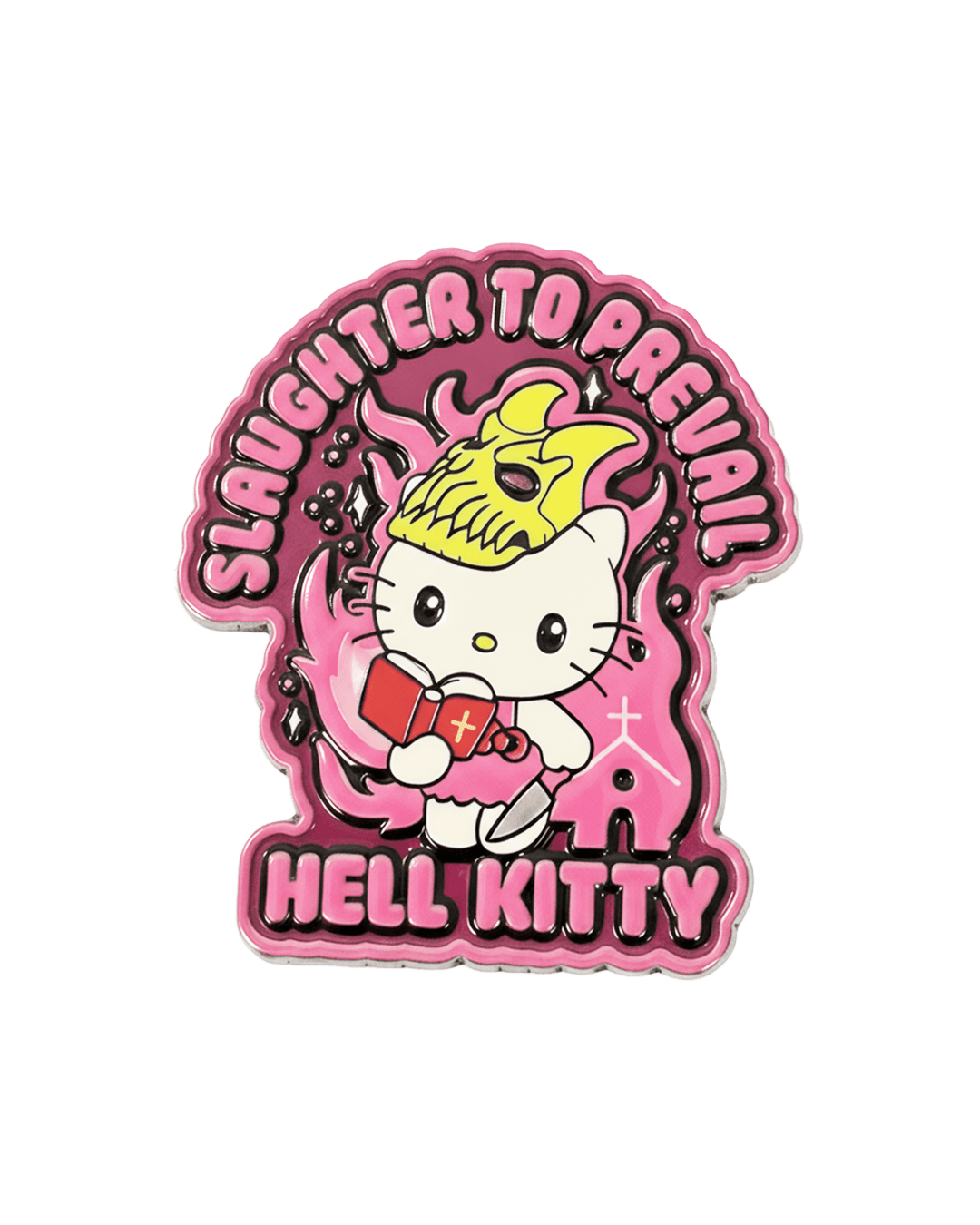 Slaughter To Prevail - Hell Kity - Metal Pin - First Blood Merchandise
