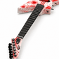 Slaughter to Prevail - Jack's White Mini Guitar - First Blood Merchandise