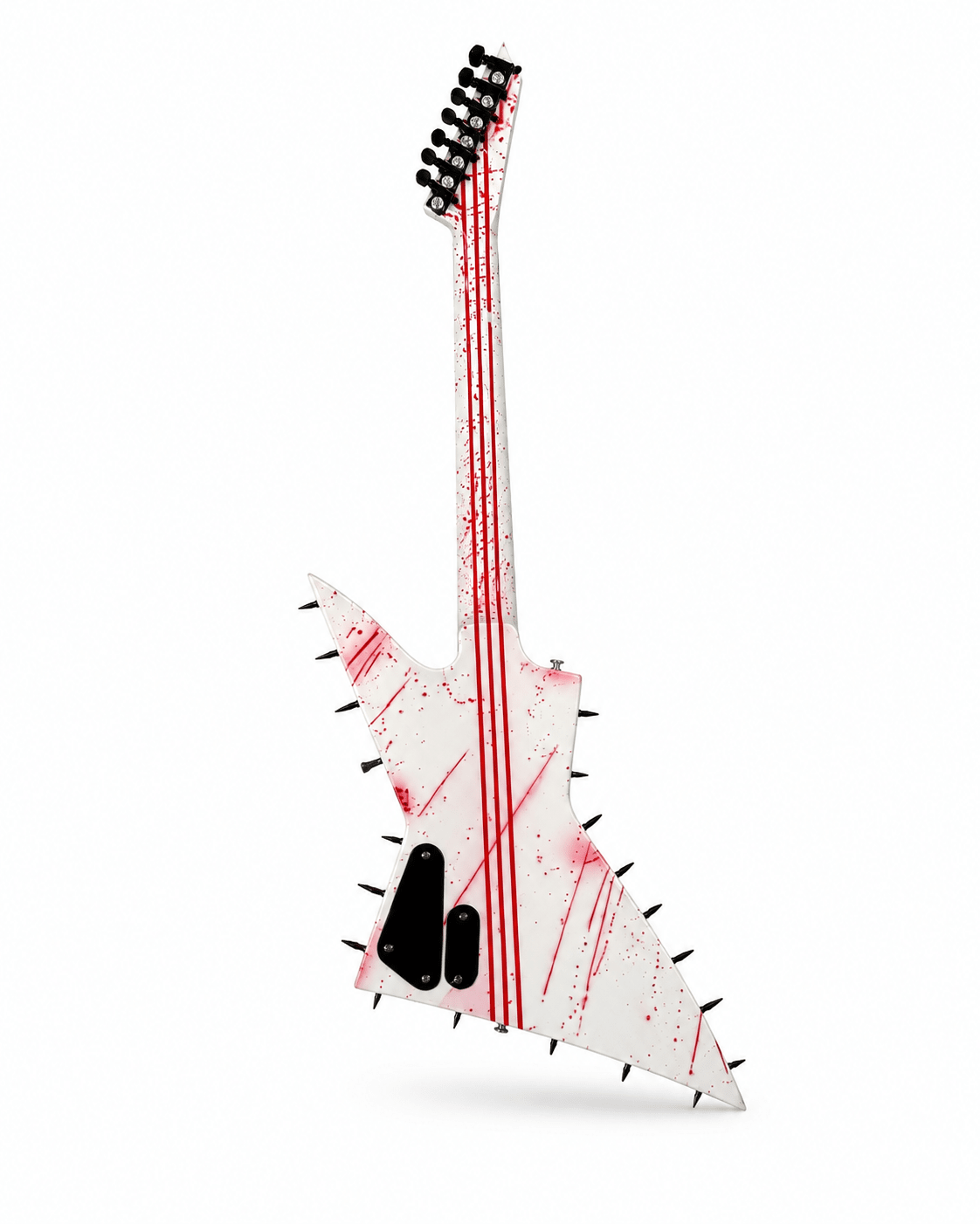 Slaughter to Prevail - Jack's White Mini Guitar - First Blood Merchandise