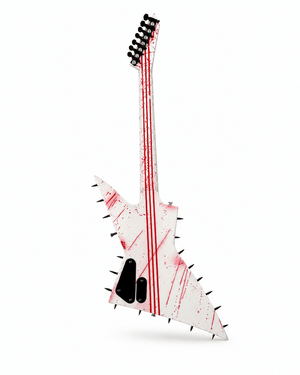 Slaughter to Prevail - Jack's White Mini Guitar - First Blood Merchandise
