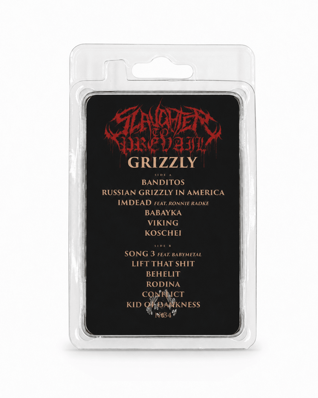 Slaughter To Prevail - Mini CD - NFC Keychain - First Blood Merchandise