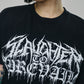 SLAUGHTER TO PREVAIL - WHITE LOGO MASK SHIRT - First Blood Merchandise