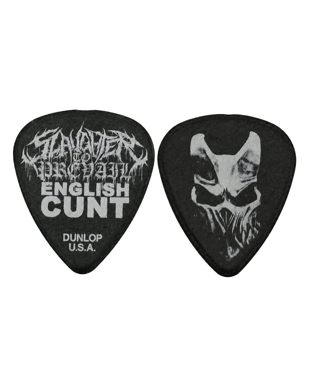 Slaughter To Prevail - White Mask Guitar Pick - First Blood Merchandise
