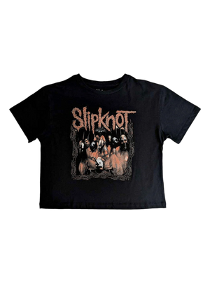 SLIPKNOT LADIES CROP TOP - First Blood Merchandise